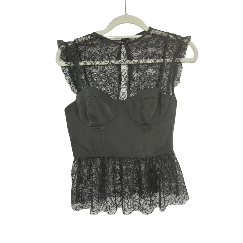 Zara lace bustier
